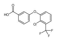 3-[2-chloro-3-(trifluoromethyl)phenoxy]benzoic acid Structure