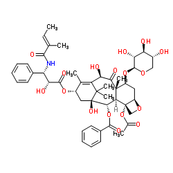 7-木糖基-10-去乙酰基紫杉醇 B结构式