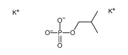 Phosphoric acid, 2-methylpropyl ester, potassium salt Structure