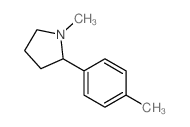 1-methyl-2-(4-methylphenyl)pyrrolidine结构式