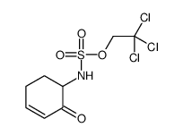 2,2,2-trichloroethyl N-(2-oxocyclohex-3-en-1-yl)sulfamate Structure