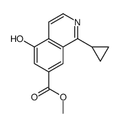 methyl 1-cyclopropyl-5-hydroxyisoquinoline-7-carboxylate Structure