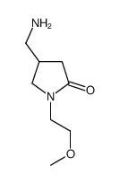 4-氨基甲基-1-(2-甲氧基-乙基)-吡咯烷-2-酮结构式