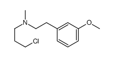 N-(3-chloropropyl)-3-methoxy-N-methylphenethylamine Structure