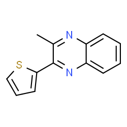 2-Methyl-3-(thiophen-2-yl)quinoxaline Structure