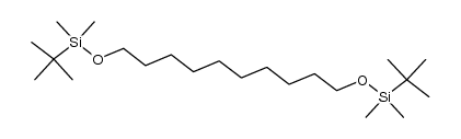 1,10-bis-tert-butyldimethylsilyl-decanediol Structure