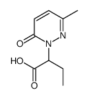 1(6H)-Pyridazineacetic acid,-alpha--ethyl-3-methyl-6-oxo- structure