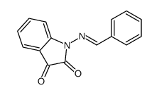 1-(benzylideneamino)indole-2,3-dione结构式