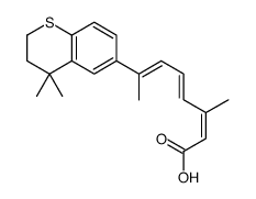 (2E,4E,6E)-7-(4,4-dimethyl-2,3-dihydrothiochromen-6-yl)-3-methylocta-2,4,6-trienoic acid结构式