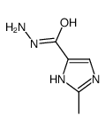 Imidazole-4(or 5)-carboxylic acid, 2-methyl-, hydrazide (6CI)结构式