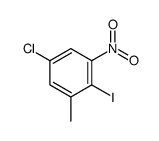 5-氯-2-碘-1-甲基-3-硝基苯结构式