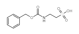 2-Cbz-氨基乙烷磺酸结构式