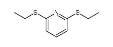 Pyridine, 2,6-bis(ethylthio)- (9CI) Structure