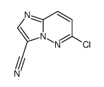 6-氯咪唑并[1,2-b]哒嗪-3-甲腈结构式