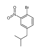 1-溴-4-异丁基-2-硝基苯结构式