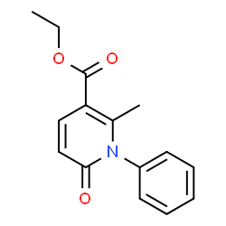 ethyl 2-methyl-6-oxo-1-phenyl-1,6-dihydropyridine-3-carboxylate Structure
