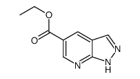 1H-Pyrazolo[3,4-b]pyridine-5-carboxylic acid ethyl ester Structure