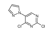 2,4-Dichloro-5-(1H-pyrazol-1-yl)pyrimidine Structure