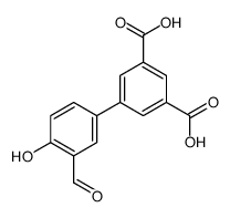 5-(3-formyl-4-hydroxyphenyl)benzene-1,3-dicarboxylic acid Structure