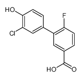 3-(3-chloro-4-hydroxyphenyl)-4-fluorobenzoic acid结构式
