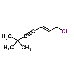 1-氯-6,6-二甲基-2-庚烯-4-炔结构式