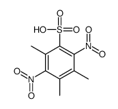 2,4,5-trimethyl-3,6-dinitrobenzenesulfonic acid Structure