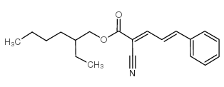 2-氰基-5-苯基-2,4-戊二烯酸 2-乙基己酯结构式