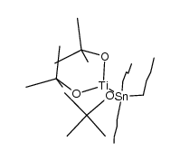 (tributylstannyl)titanium tris(tert-butoxide) Structure