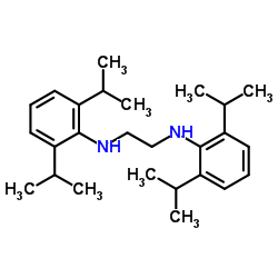 N,N'-Bis(2,6-diisopropylphenyl)-1,2-ethanediamine structure