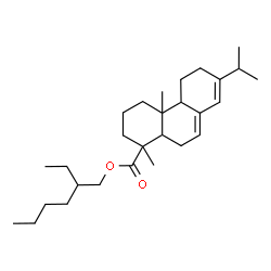 2-ethylhexyl [1R-(1alpha,4abeta,4balpha,10a.alpha)]-1,2,3,4,4a,4b,5,6,10,10a-decahydro-7-isopropyl-1,4a-dimethylphenanthren-1-carboxylate Structure