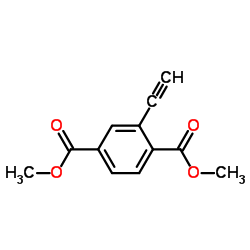 2-乙炔基对苯二甲酸二甲酯结构式