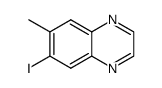 6-iodo-7-methylquinoxaline Structure