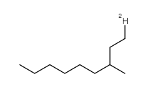 1-deutero-2-methylnonane Structure