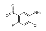 2-chloro-4-fluoro-5-nitroaniline Structure