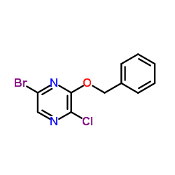 3-(Benzyloxy)-5-bromo-2-chloropyrazine Structure
