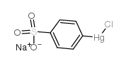 4-(氯汞)苯磺酸钠结构式
