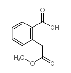 2-(2-甲氧基-2-氧代乙基)苯甲酸结构式