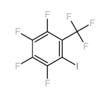 Benzene,1,2,3,4-tetrafluoro-5-iodo-6-(trifluoromethyl)- Structure