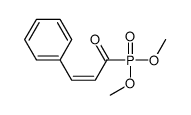 1-dimethoxyphosphoryl-3-phenylprop-2-en-1-one结构式