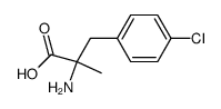 α-Methyl p-chlorophenylalanine结构式