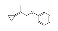 (2-cyclopropylidenepropyl)(phenyl)sulfane结构式