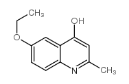 6-乙氧基-2-甲基-4-喹啉醇结构式