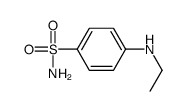 4-ETHYLAMINO-BENZENESULFONAMIDE结构式