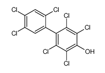 4HYDROXY2234556HEPTACHLOROBIPHENYL结构式