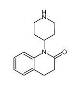 1-(piperidin-4-yl)-3,4-dihydroquinolin-2(1H)-one Structure