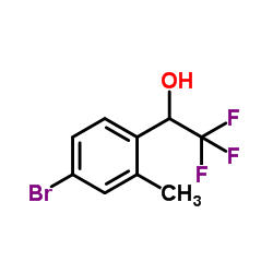 1-(4-Bromo-2-methylphenyl)-2,2,2-trifluoroethanol Structure