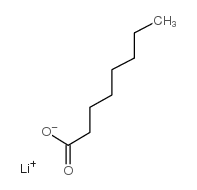 lithium,octanoate Structure