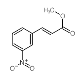2-Propenoic acid,3-(3-nitrophenyl)-, methyl ester Structure