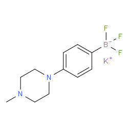 Potassium 4-(1-methy-4-piperazinyl)phenyltrifluoroborate Structure