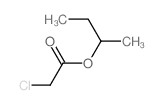 Acetic acid, 2-chloro-,1-methylpropyl ester Structure